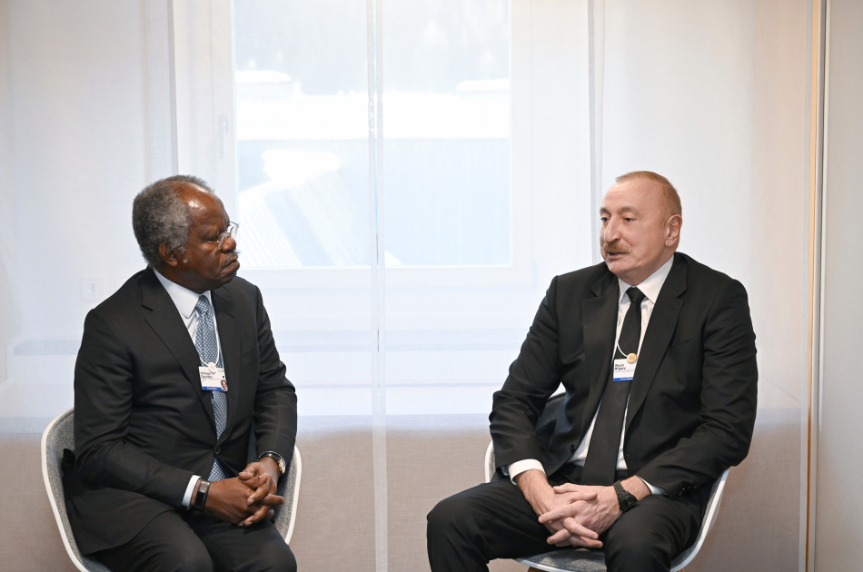 Президент Ильхам Алиев встретился в Давосе с главным исполнительным директором BlackRock и основателем, председателем и главным исполнительным директором Global Infrastructure Partners (ФОТО)