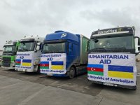 Азербайджан направил очередную партию гуманитарной помощи Украине (ФОТО/ВИДЕО)