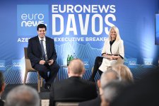 Президент Ильхам Алиев дал интервью телеканалу Euronews в Давосе (ФОТО/ВИДЕО)