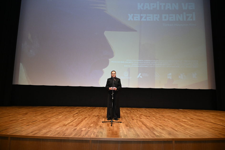 В Баку состоялась премьера фильма "Капитан и Каспийское море", посвященного трагедии 20 Января (ФОТО)