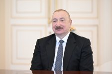 Президент Ильхам Алиев принял делегацию, связанную с "Премией Заида за человеческое братство" (ФОТО)