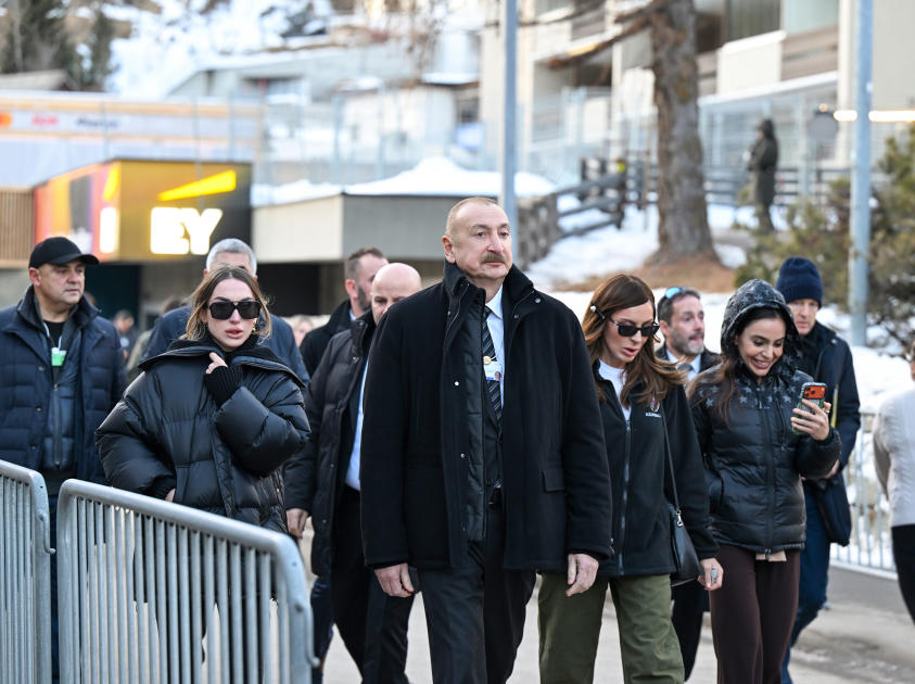 Президент Ильхам Алиев принял участие в панельном заседании в рамках Всемирного экономического форума (ФОТО/ВИДЕО)