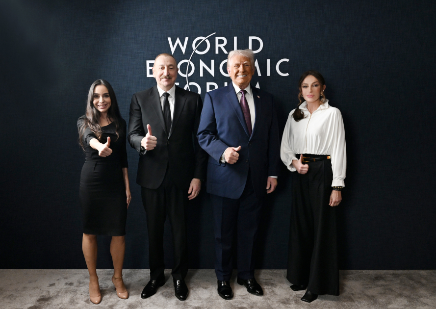 В Давосе состоялась встреча Президента Ильхама Алиева с Президентом Дональдом Трампом (ФОТО/ВИДЕО)