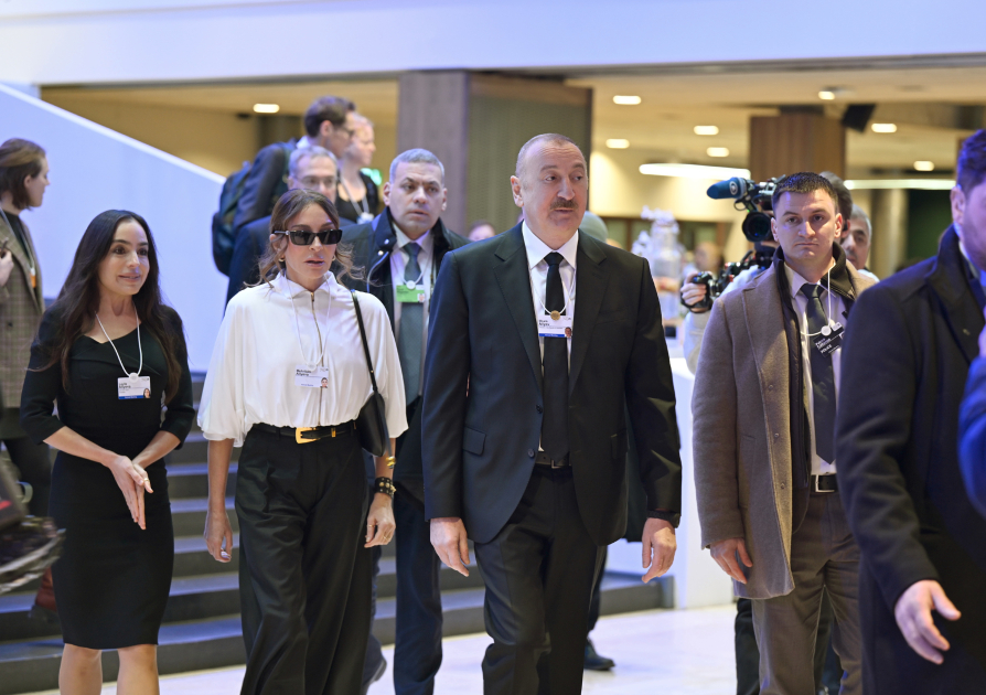 Президент Ильхам Алиев принял участие в церемонии подписания документа «Устав Совета мира» в Давосе (ФОТО/ВИДЕО)