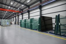 Президент Ильхам Алиев принял участие в открытии завода по производству зеркальных листов в Сумгайытском промышленном парке (ФОТО)