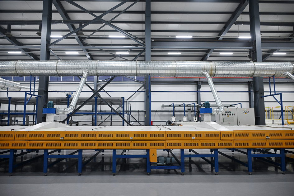 Президент Ильхам Алиев принял участие в открытии завода по производству зеркальных листов в Сумгайытском промышленном парке (ФОТО)