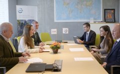 Вице-президент Фонда Гейдара Алиева Лейла Алиева и Гретель Агилар обсудили в Швейцарии возможности сотрудничества (ФОТО)