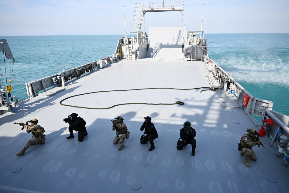 Президент Ильхам Алиев и Президент ОАЭ наблюдали за совместными оперативно-тактическими учениями «Щит мира – 2026» в Абу-Даби (ФОТО)