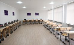 Вице-президент Фонда Гейдара Алиева Лейла Алиева и Алена Алиева побывали в центре STEAM и полной средней школе номер 37 в Гяндже (ФОТО)