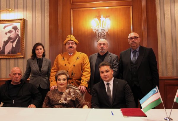 Подписан меморандум о сотрудничестве между театрами Азербайджана и Узбекистана (ФОТО)