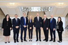 Президент Ильхам Алиев принял делегацию Конференции президентов крупнейших американских еврейских организаций США (ФОТО/ВИДЕО)