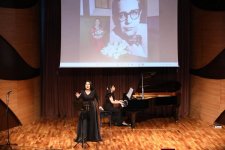 Звуки и краски вдохновения: концерт и выставка в честь великого азербайджанского композитора (ФОТО)