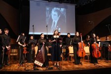 Звуки и краски вдохновения: концерт и выставка в честь великого азербайджанского композитора (ФОТО)