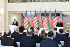 Президент Ильхам Алиев и Вице-президент США Джей Ди Вэнс выступили с заявлениями для прессы (ФОТО)