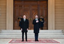 В Баку состоялась церемония официальной встречи Джеймса Дэвида Вэнса (ФОТО)