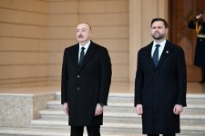 В Баку состоялась церемония официальной встречи Джеймса Дэвида Вэнса (ФОТО)