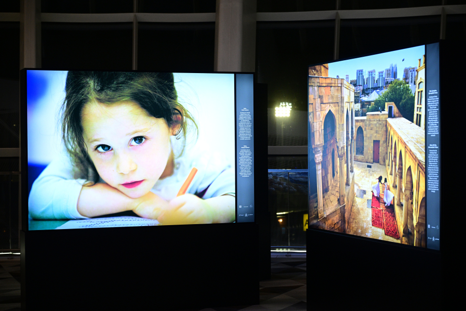 Вице-президент Фонда Гейдара Алиева Лейла Алиева приняла участие в открытии выставки всемирно известного фотожурналиста Резы Дегати «Восходящий свет» в Баку (ФОТО)