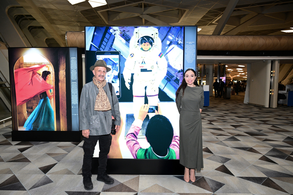 Вице-президент Фонда Гейдара Алиева Лейла Алиева приняла участие в открытии выставки всемирно известного фотожурналиста Резы Дегати «Восходящий свет» в Баку (ФОТО)