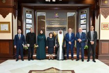 Сахиба Гафарова провела обмен мнениями с президентом Арабского парламента (ФОТО)