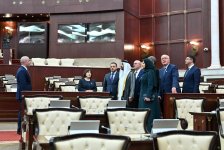 Сахиба Гафарова провела обмен мнениями с президентом Арабского парламента (ФОТО)