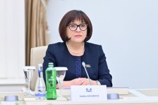 Сахиба Гафарова провела обмен мнениями с президентом Арабского парламента (ФОТО)