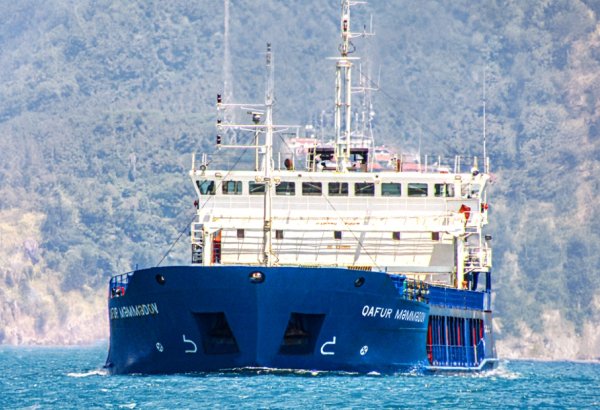 Судно "Гафур Мамедов" успешно завершило первый рейс после ремонта