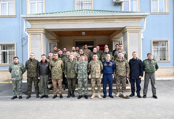 Военные атташе посетили воинскую часть ВВС Азербайджана