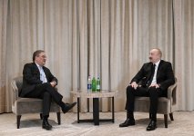 Президент Ильхам Алиев встретился в Мюнхене с председателем комитета Бундестага по внешней политике (ФОТО/ВИДЕО)