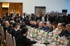 Президент Ильхам Алиев принял участие в 1-м заседании Совета стратегического партнерства между Азербайджаном и Сербией (ФОТО)