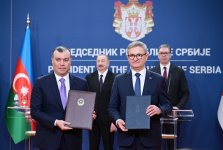 В Белграде состоялась церемония обмена азербайджано-сербскими документами (ФОТО/ВИДЕО)