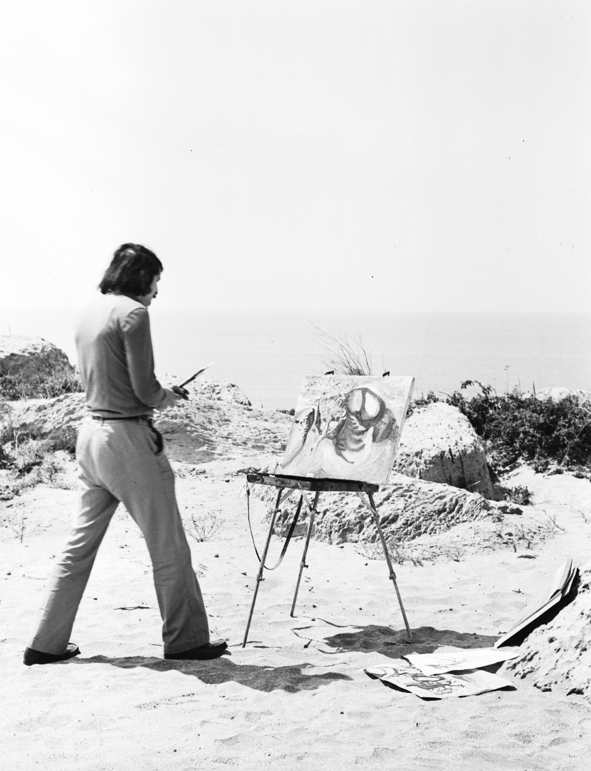 Творческие поиски народного художника Азербайджана Фархада Халилова в 1970 году (ФОТО)