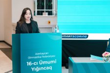 Мехрибан Алиева переизбрана на пост президента Федерации гимнастики Азербайджана (ФОТО)