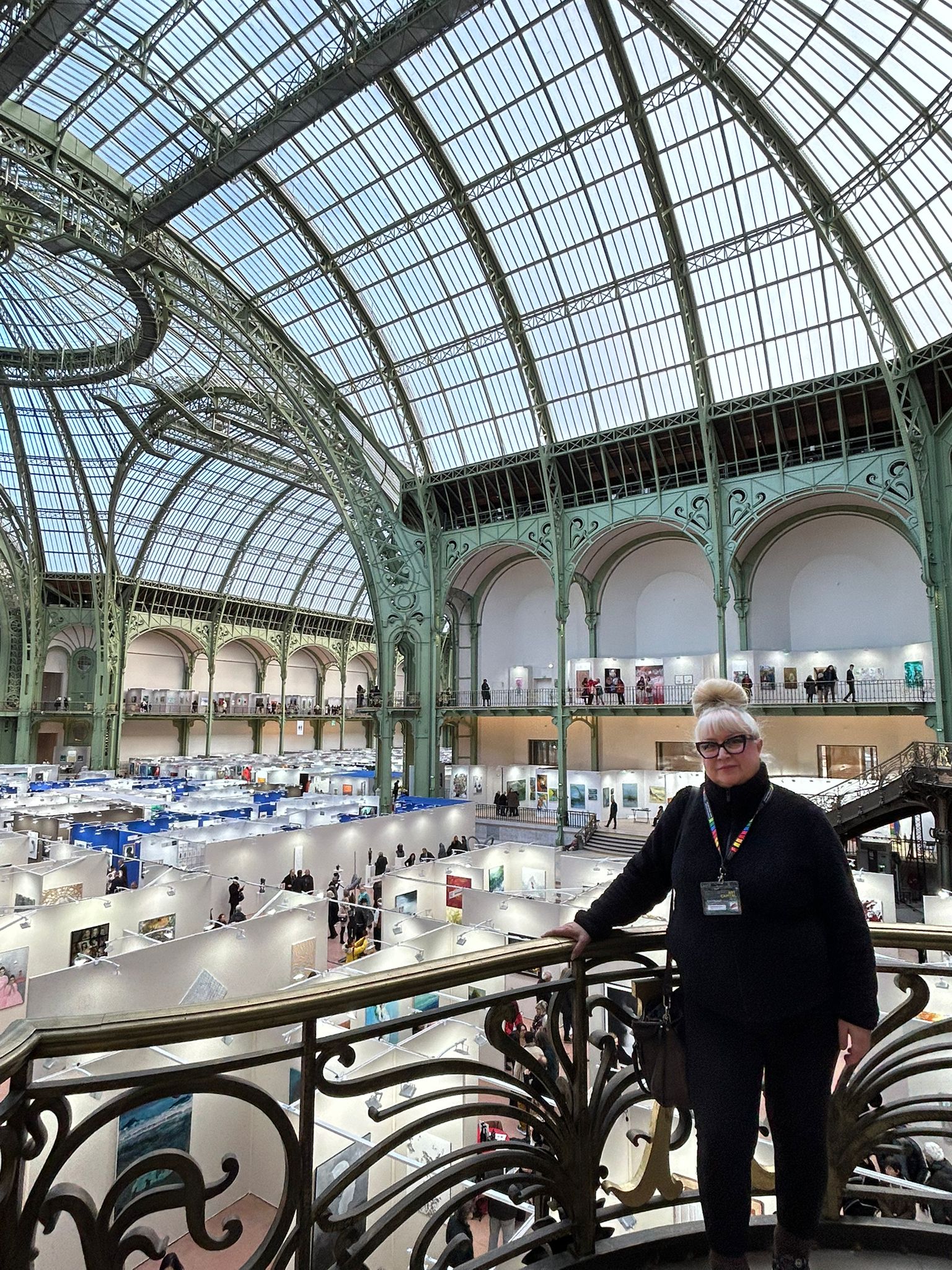 Картина азербайджанской художницы украсила главный арт-форум Парижа (ФОТО)