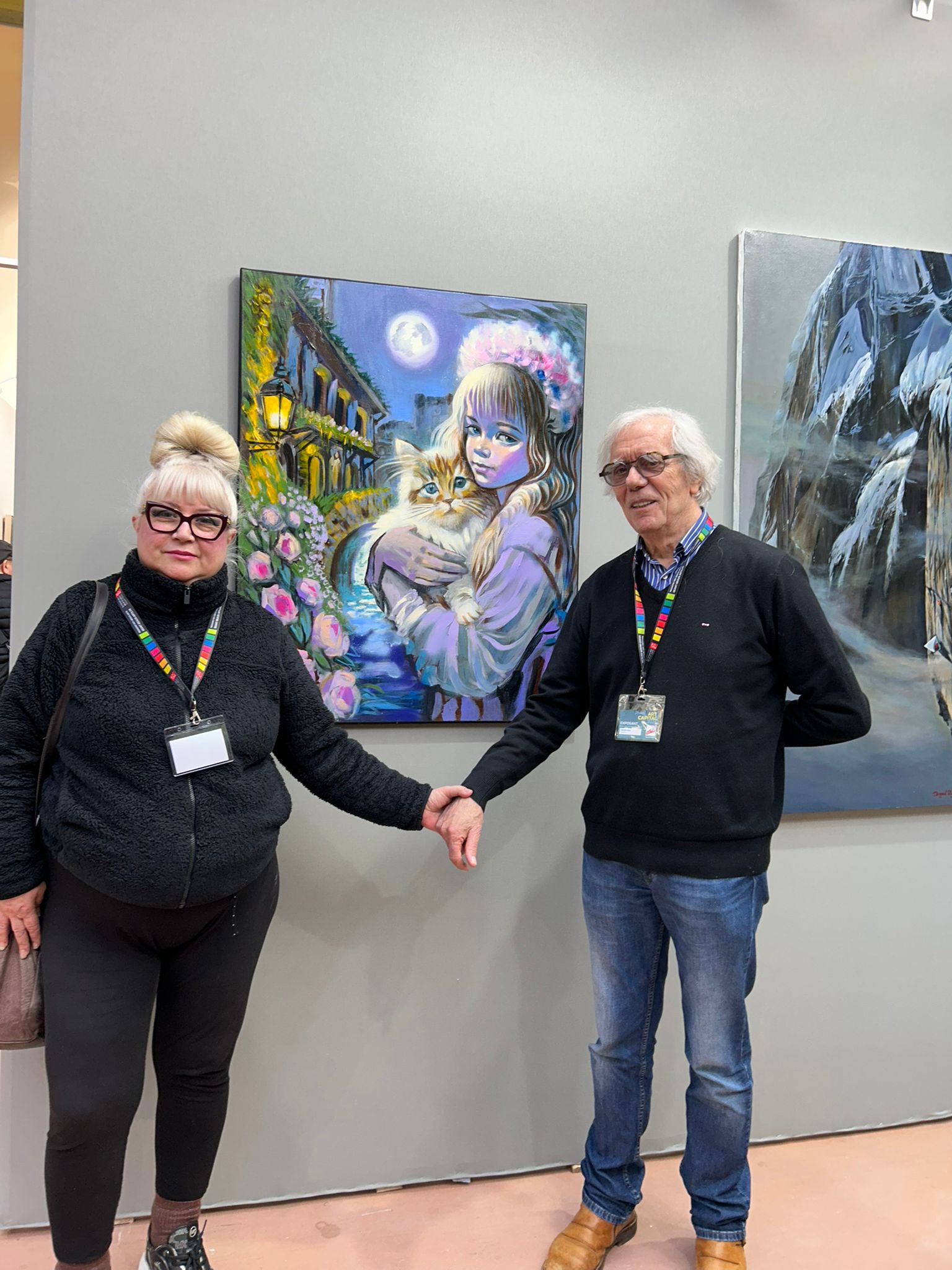 Картина азербайджанской художницы украсила главный арт-форум Парижа (ФОТО)