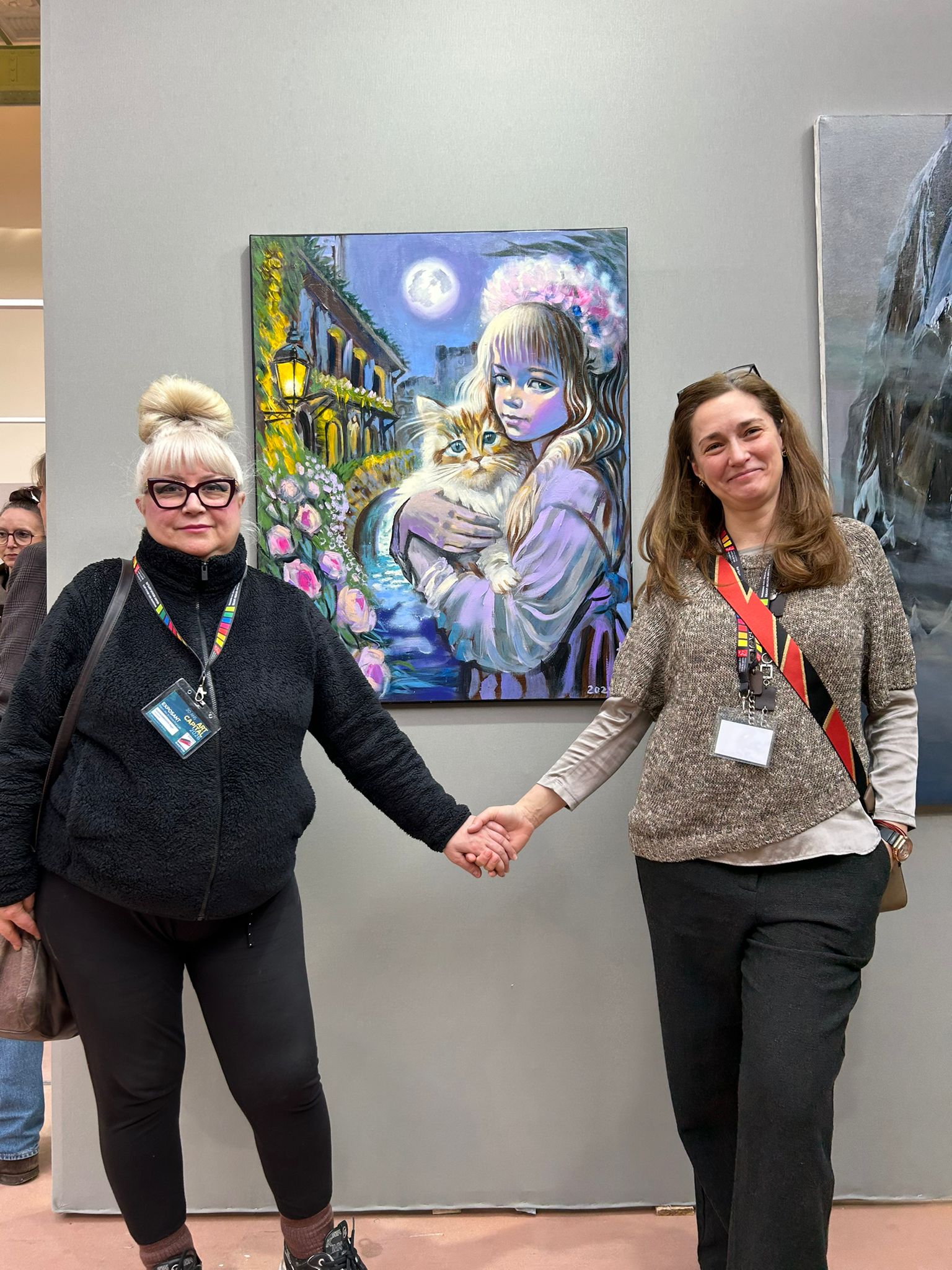 Картина азербайджанской художницы украсила главный арт-форум Парижа (ФОТО)