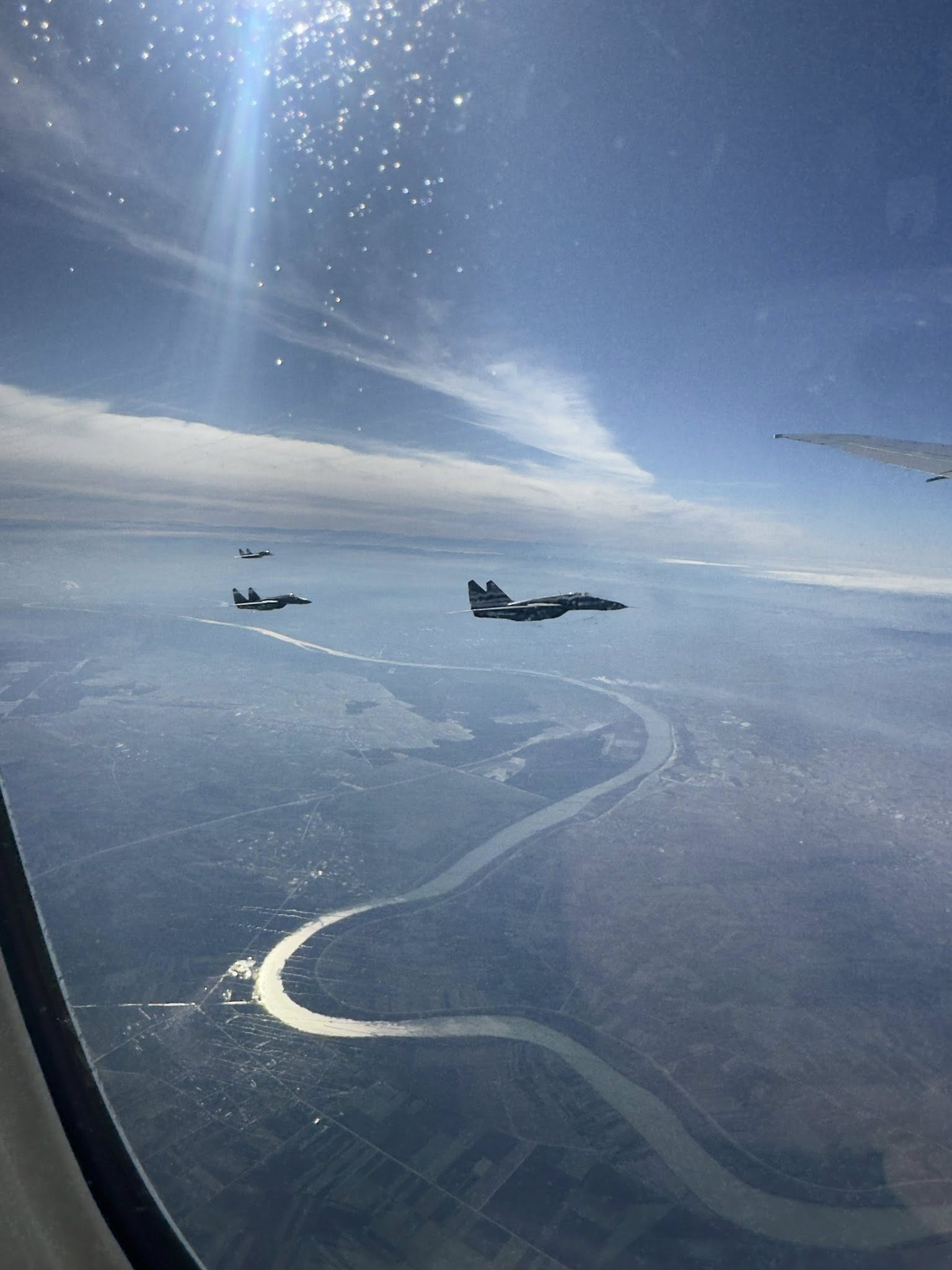 Истребители Сербии сопровождали самолет Президента Ильхама Алиева (ФОТО)