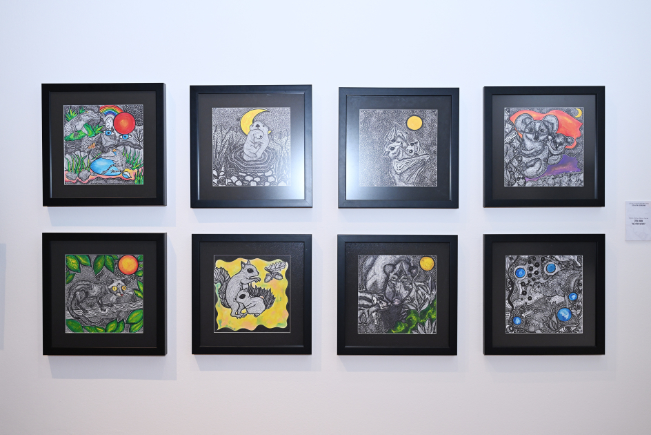 Лейла Алиева и Арзу Алиева приняли участие в открытии выставки MAMA «Мать-природа» в Тиране (ФОТО)