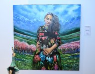 Лейла Алиева и Арзу Алиева приняли участие в открытии выставки MAMA «Мать-природа» в Тиране (ФОТО)