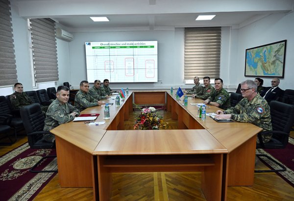 В Баку состоялась встреча с составом мобильной тренинговой группы НАТО (ФОТО)