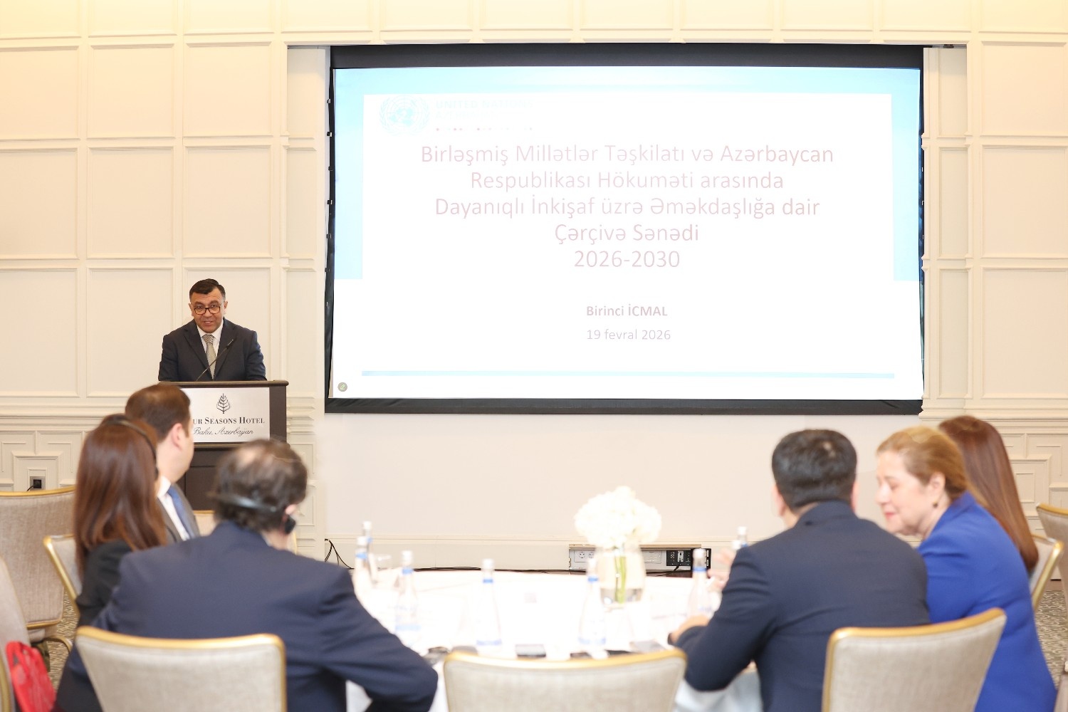 Проведены обсуждения по сотрудничеству в области устойчивого развития между Азербайджаном и ООН (ФОТО)