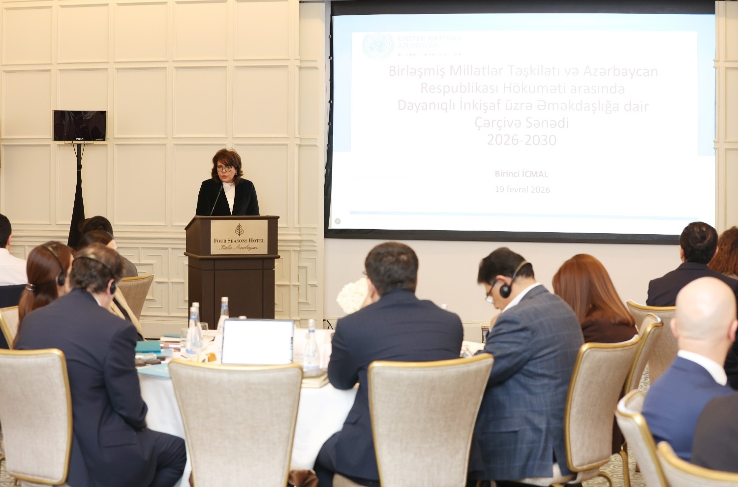 Проведены обсуждения по сотрудничеству в области устойчивого развития между Азербайджаном и ООН (ФОТО)