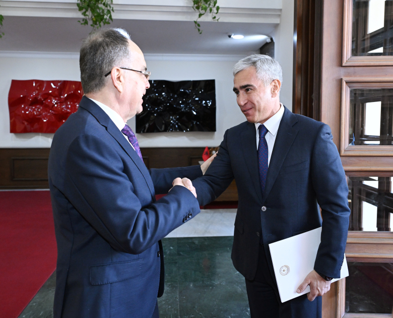 Вице-президент Фонда Гейдара Алиева Лейла Алиева встретилась в Тиране с Президентом Албании Байрамом Бегаем (ФОТО)