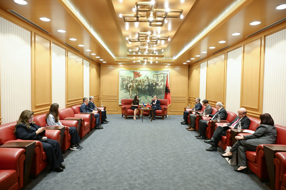 Вице-президент Фонда Гейдара Алиева Лейла Алиева встретилась в Тиране с Президентом Албании Байрамом Бегаем (ФОТО)