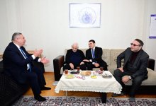 Министр культуры посетил народного поэта Азербайджана Наримана Гасанзаде (ФОТО)