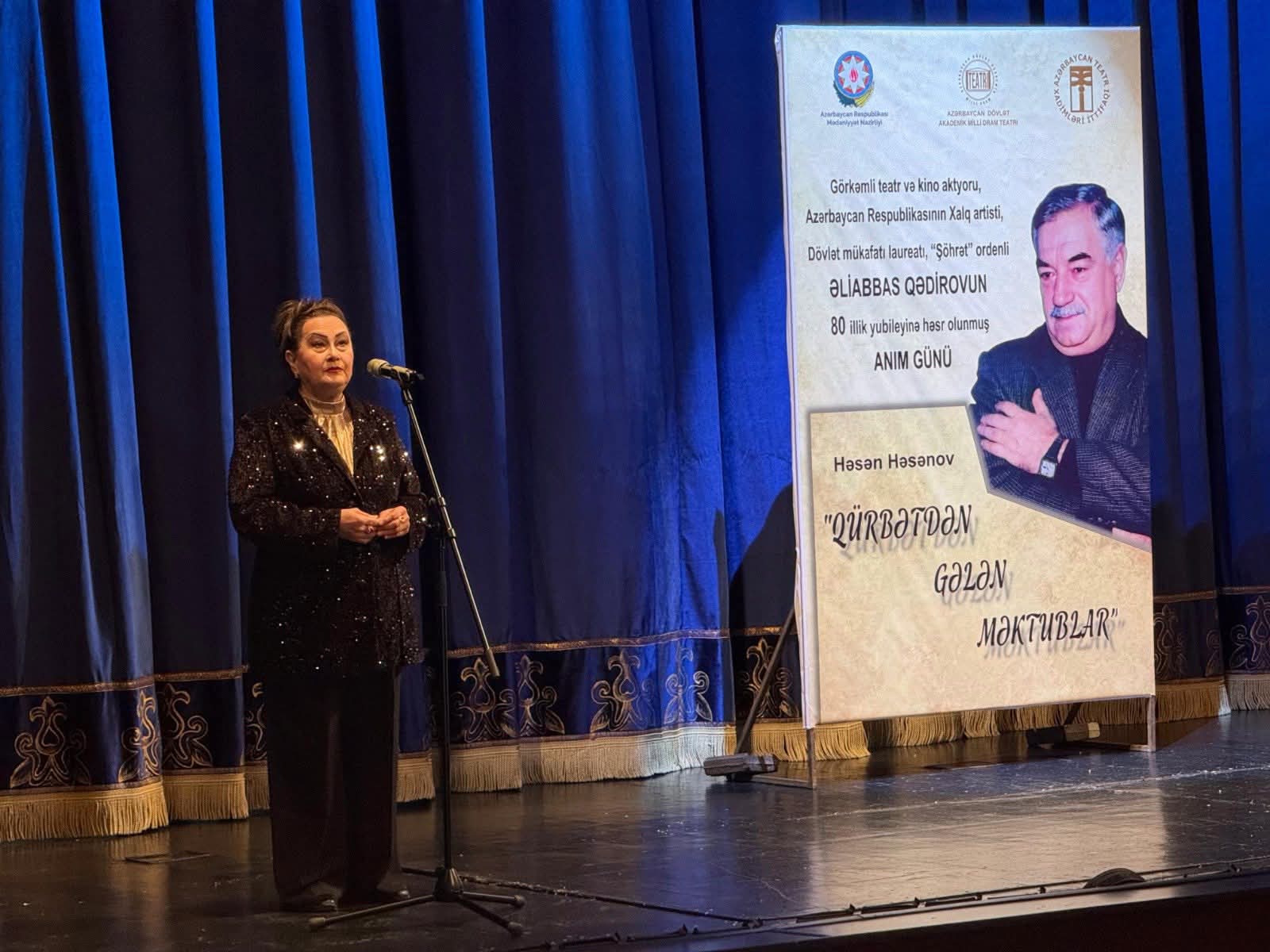 Письма из изгнания… К 80-летию видного мастера сцены Алиаббаса Гадирова (ФОТО)