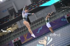 В Баку проходит Кубок мира по прыжкам на батуте и тамблингу (ФОТО)