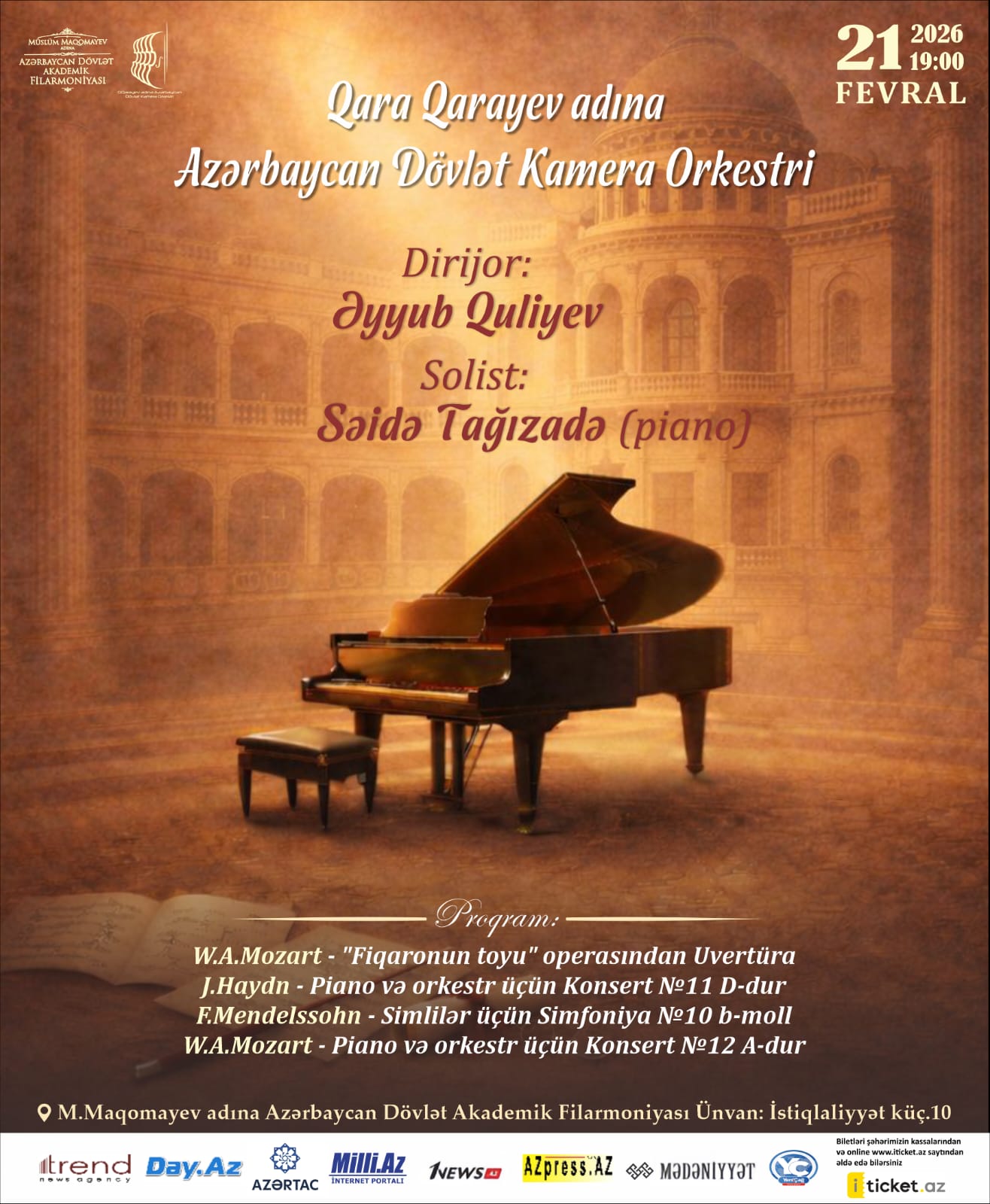 The Lady in Red в сиянии классических шедевров – магия вечера в Баку (ФОТО)