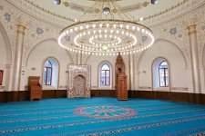 Лейла Алиева и Алена Алиева посетили Джума-мечеть (ФOTO)