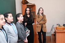 Лейла Алиева и Алена Алиева посетили общеобразовательную школу-интернат и центр STEAM в городе Губа (ФОТО)