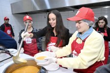 Вице-президент Фонда Гейдара Алиева Лейла Алиева приняла участие в ифтаре в Губе (ФOTO)